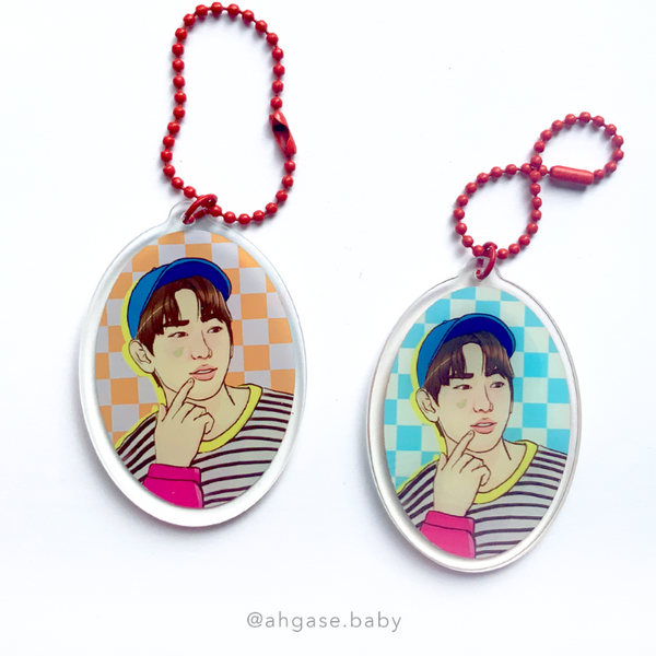 Jinyoung Junior Just Right Acrylic Keychain