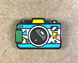 Retro Camera Lomography Hard Enamel Pin [ Blue ]