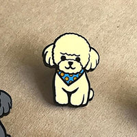 Mini Poodle Enamel Pin