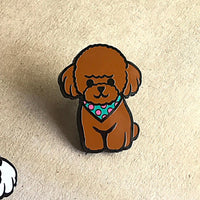 Mini Poodle Enamel Pin