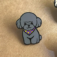 Mini Poodle Enamel Pin