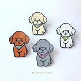 Mini Poodle Enamel Pin