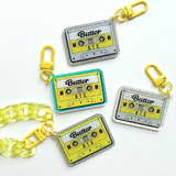 BTS Butter Cassette Tape Acrylic Keyring