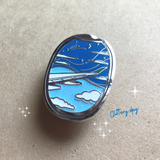 Window Seat View [Day Skies] Hard Enamel Pin