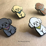 Mini Poodle Enamel Pin