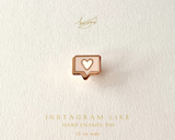 Rose Gold - Pink Instagram like Hard Enamel Pin