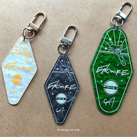 Encore Marble Acrylic Hotel Keychain