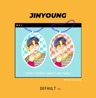 Jinyoung Junior Just Right Acrylic Keychain