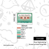 DAY6 You Were Beautiful Cassette Tape Enamel Pin