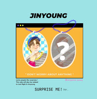 Jinyoung Junior Just Right Acrylic Keychain