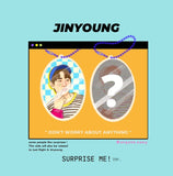 Jinyoung Junior Just Right Acrylic Keychain