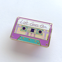 BTS Life goes on Cassette Tape Enamel Pin