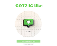 GOT7 Instagram like Hard Enamel Pin