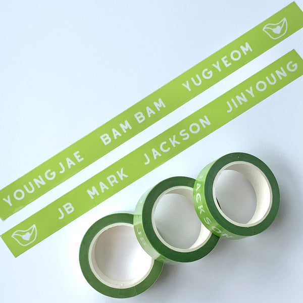 GOT7 Green Washi Tape