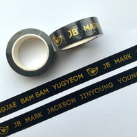 GOT7 Gold Foil Washi Tape