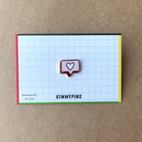 Classic Instagram like Hard Enamel Pin