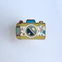 Retro Camera Lomography Hard Enamel Pin [ Yellow ]