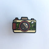 Retro Camera Lomography Hard Enamel Pin [ Camouflage ]