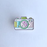 Retro Camera Soft Enamel Pin [ Cotton Candy]