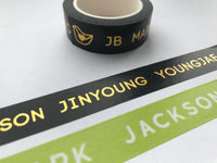 GOT7 Gold Foil Washi Tape