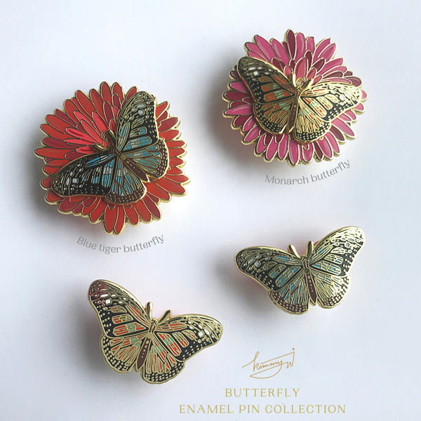 Butterfly Spinning Pin