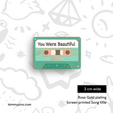 DAY6 You Were Beautiful Cassette Tape Enamel Pin