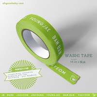 GOT7 Green Washi Tape