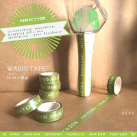 GOT7 Green Washi Tape