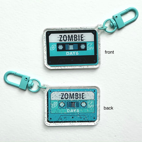 DAY6 Zombie Cassette Tape Keychain・Keyring・Charm