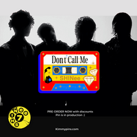 SHINee Don't Call me Cassette Tape Enamel Pin